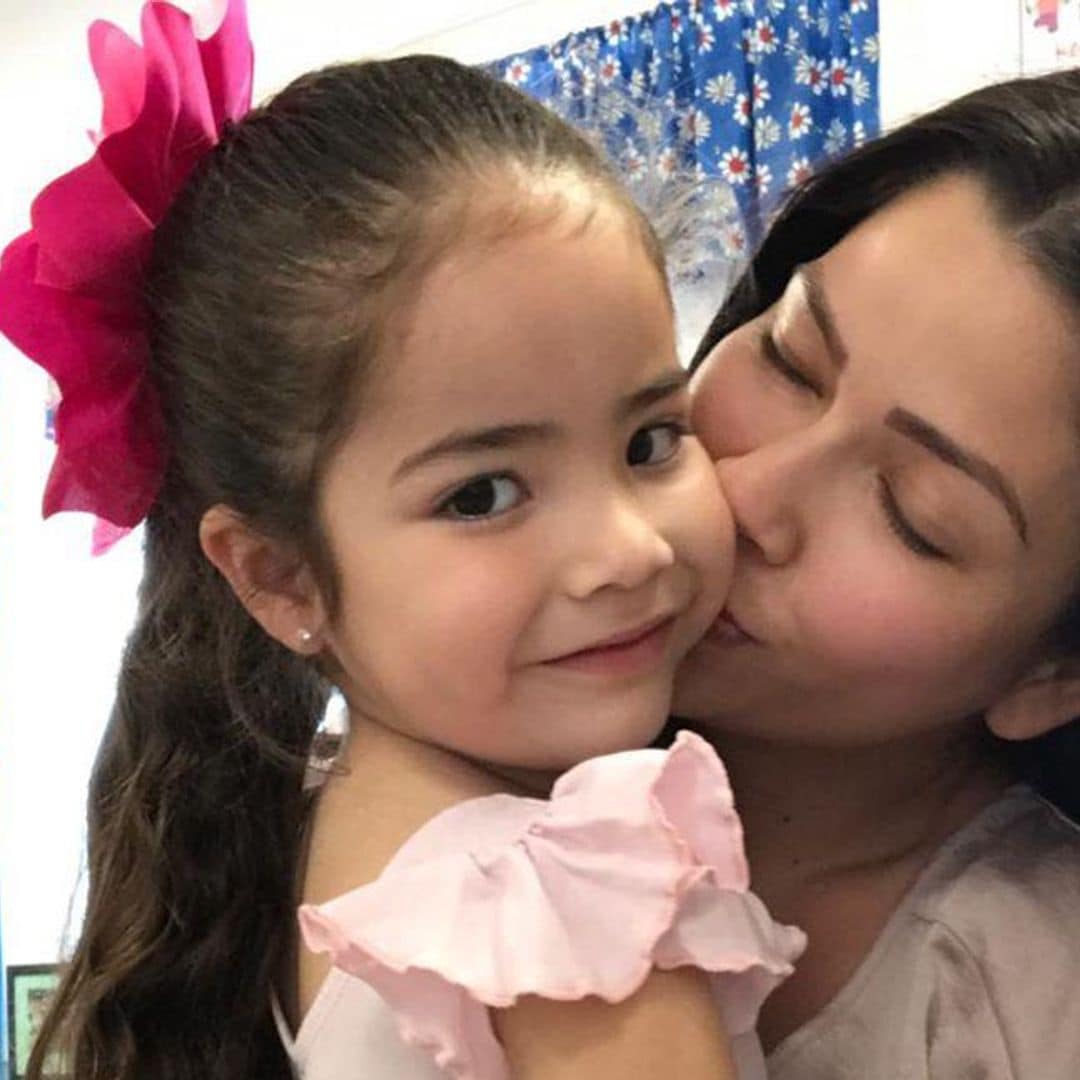 Ana Patricia Gámez y el emotivo regreso a clases de su hija, Giulietta