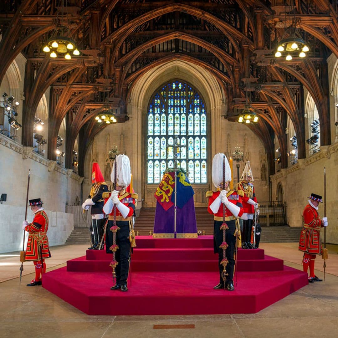 Westminster Hall, la imponente sala con nueve siglos de historia en la que se encuentra el féretro de Isabel II