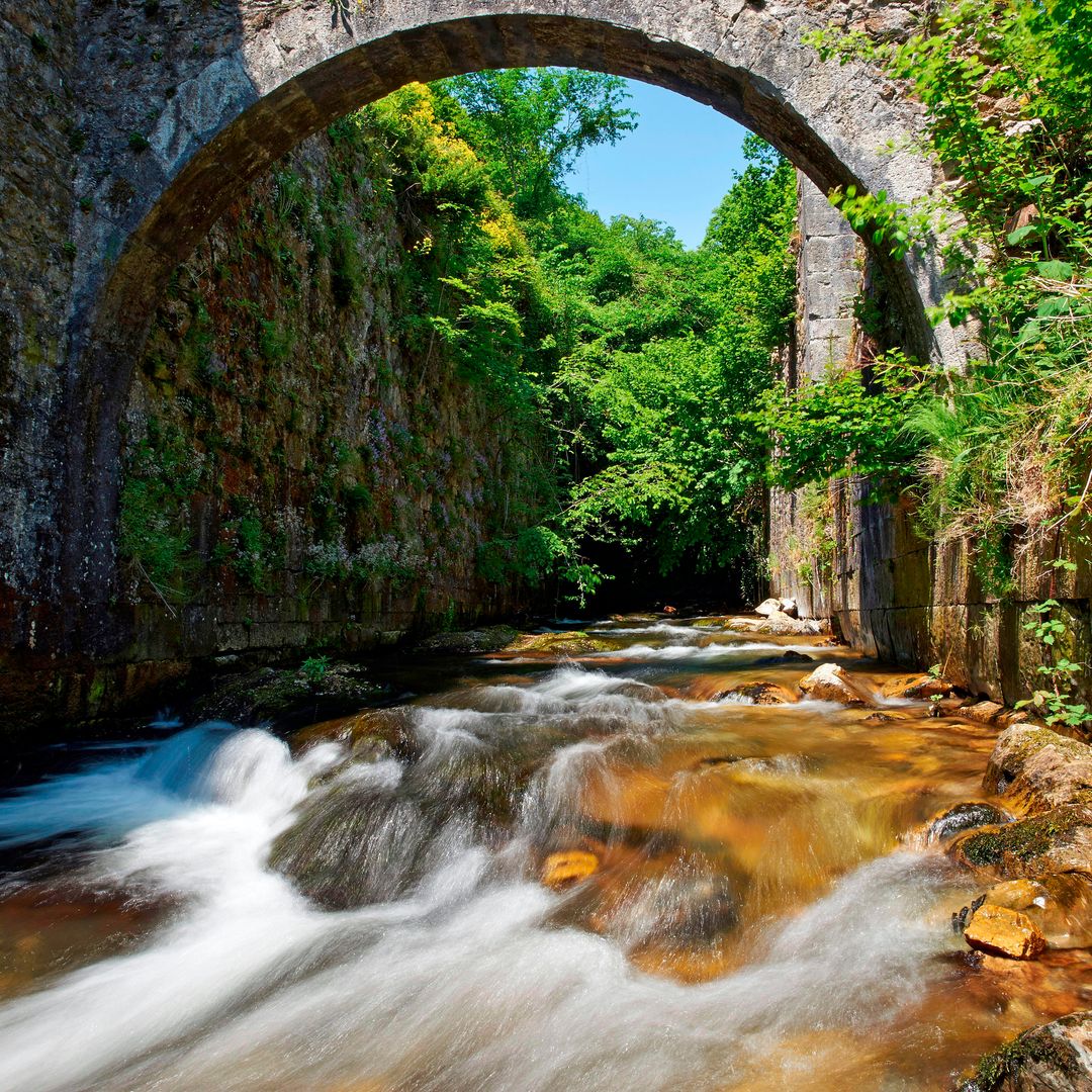 Selva de Irati, fábrica de armas Orbaizeta, Navarra
