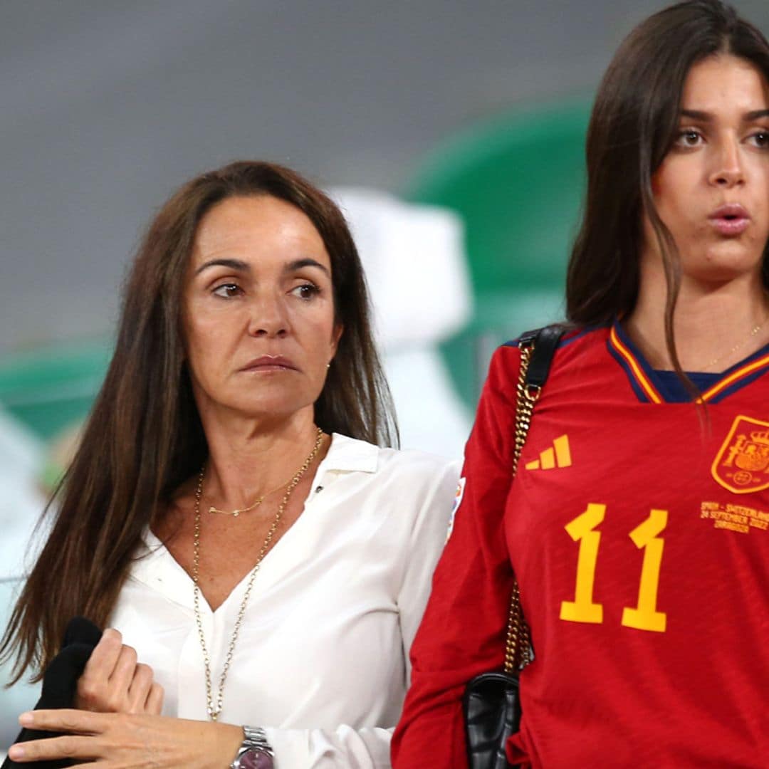 La tristeza de la mujer y la hija de Luis Enrique tras la eliminación de España en el Mundial