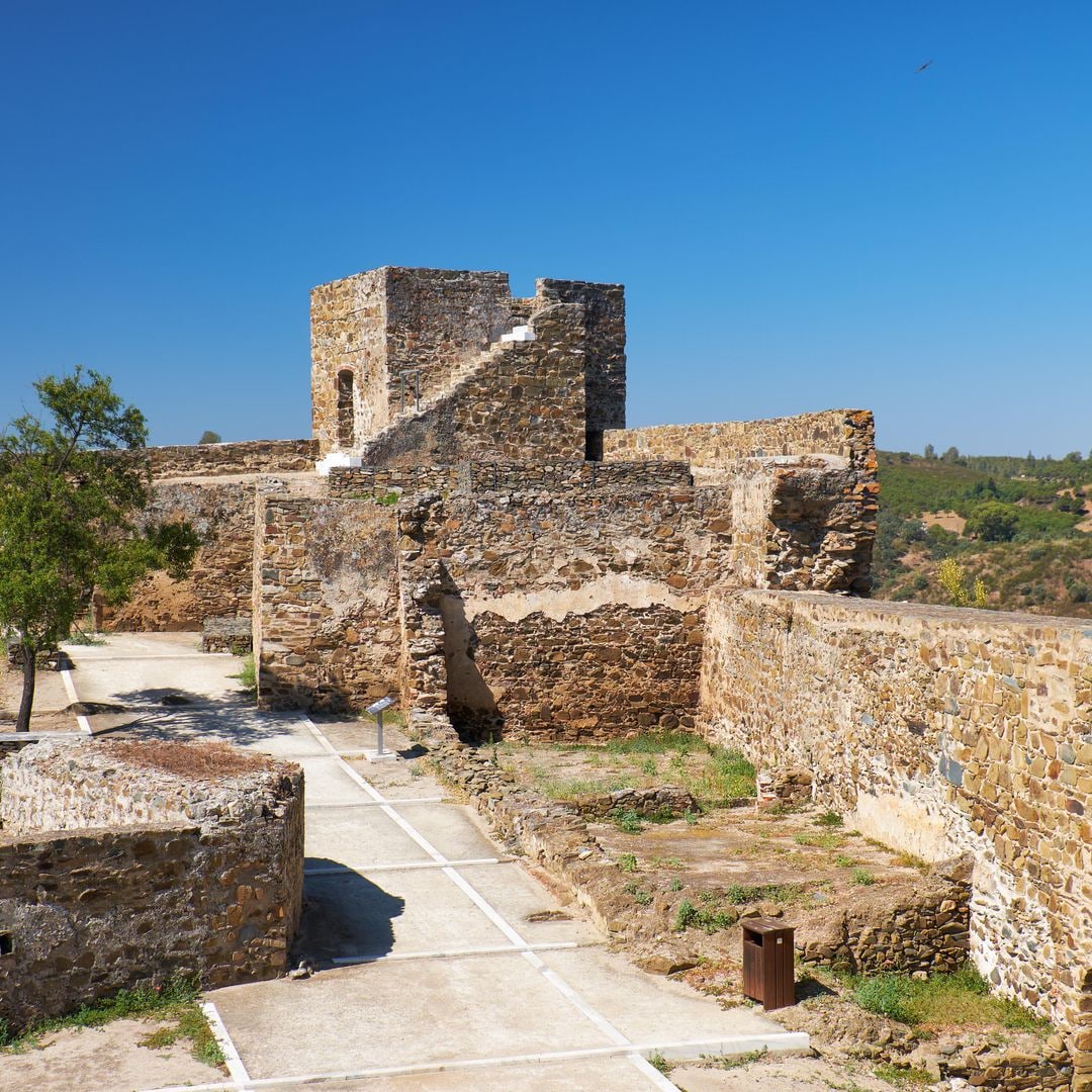 Torre del castillo de Mértola, Alentejo, Portugal