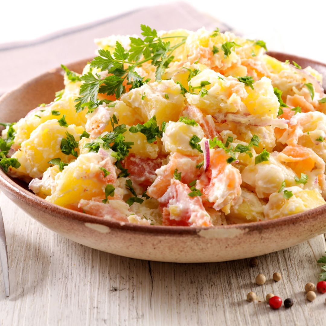 Ensalada de patata y salmón