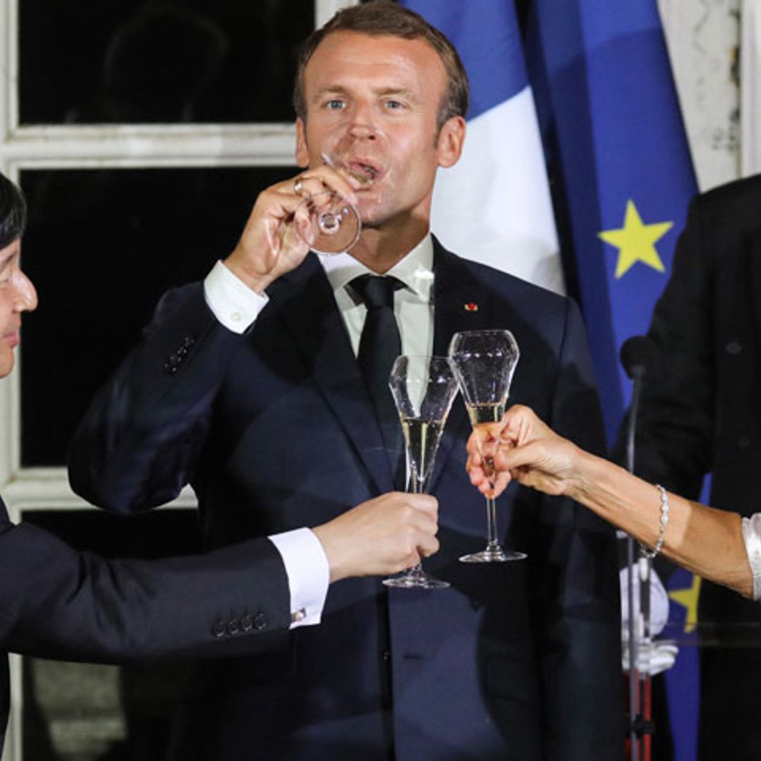 Naruhito de Japón culmina la primera parte de su visita a Francia con un brindis con los Macron en Versalles