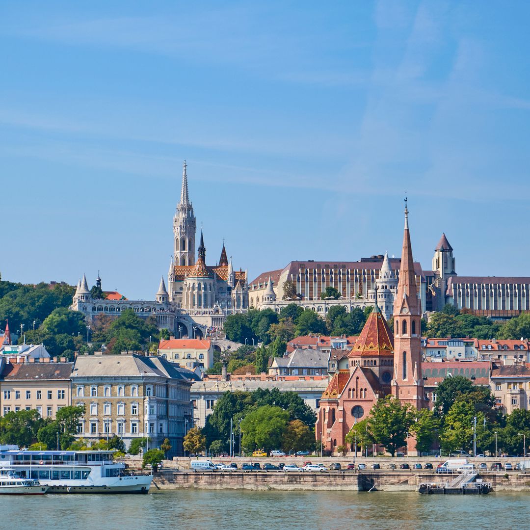 Budapest, bañada por el Danubio.