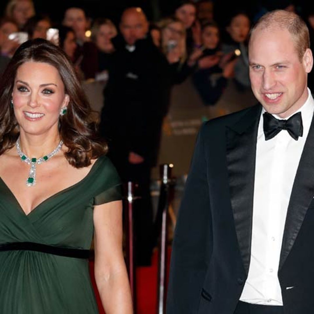 El embarazo de la Duquesa de Cambridge brilla en la alfombra roja de los Bafta