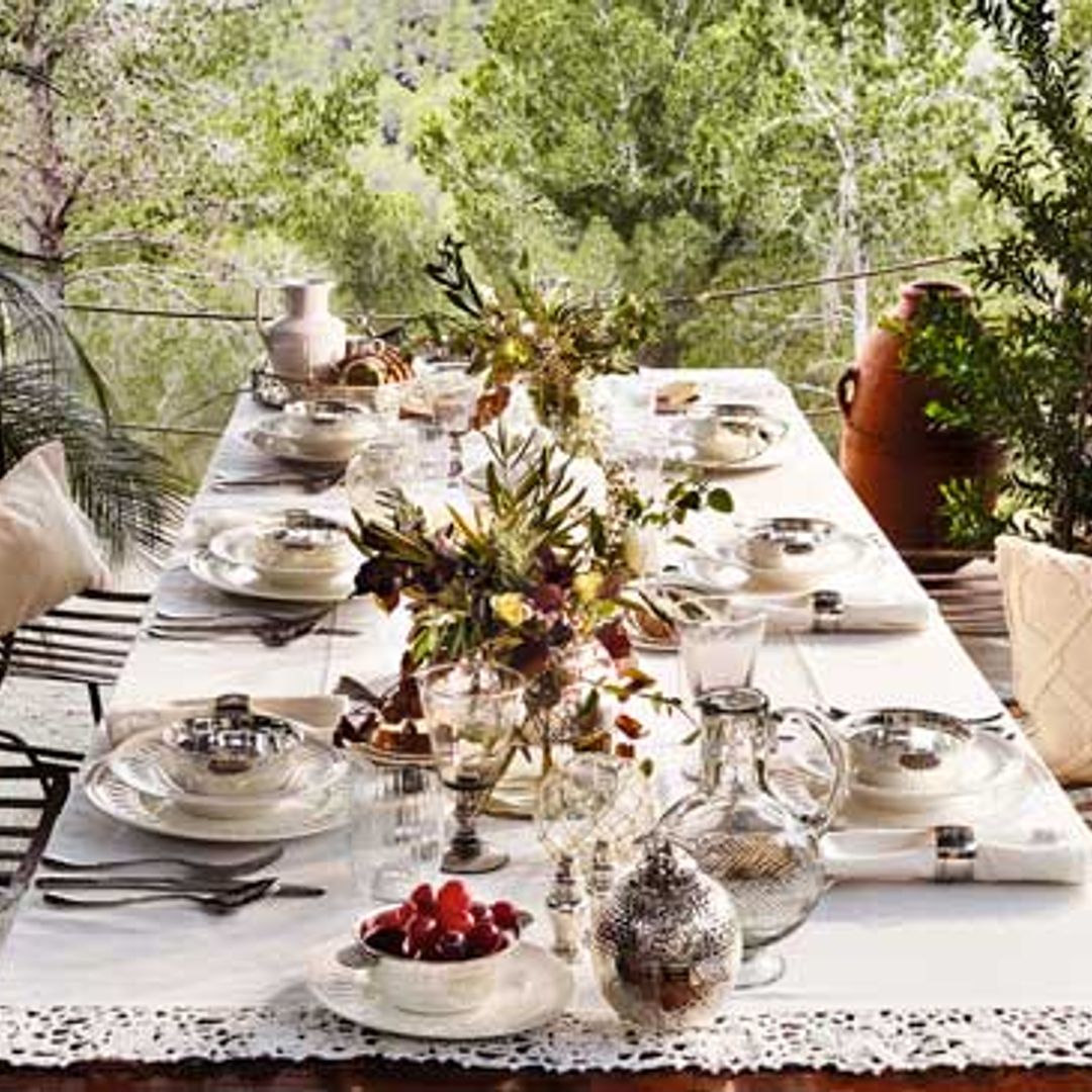 Todo para montar una mesa perfecta al aire libre
