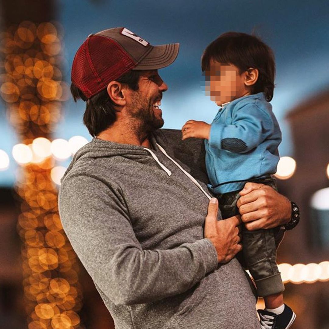 ¡Que tiemble Fernando Verdasco¡ Su hijo Miguel ya quiere jugar al tenis