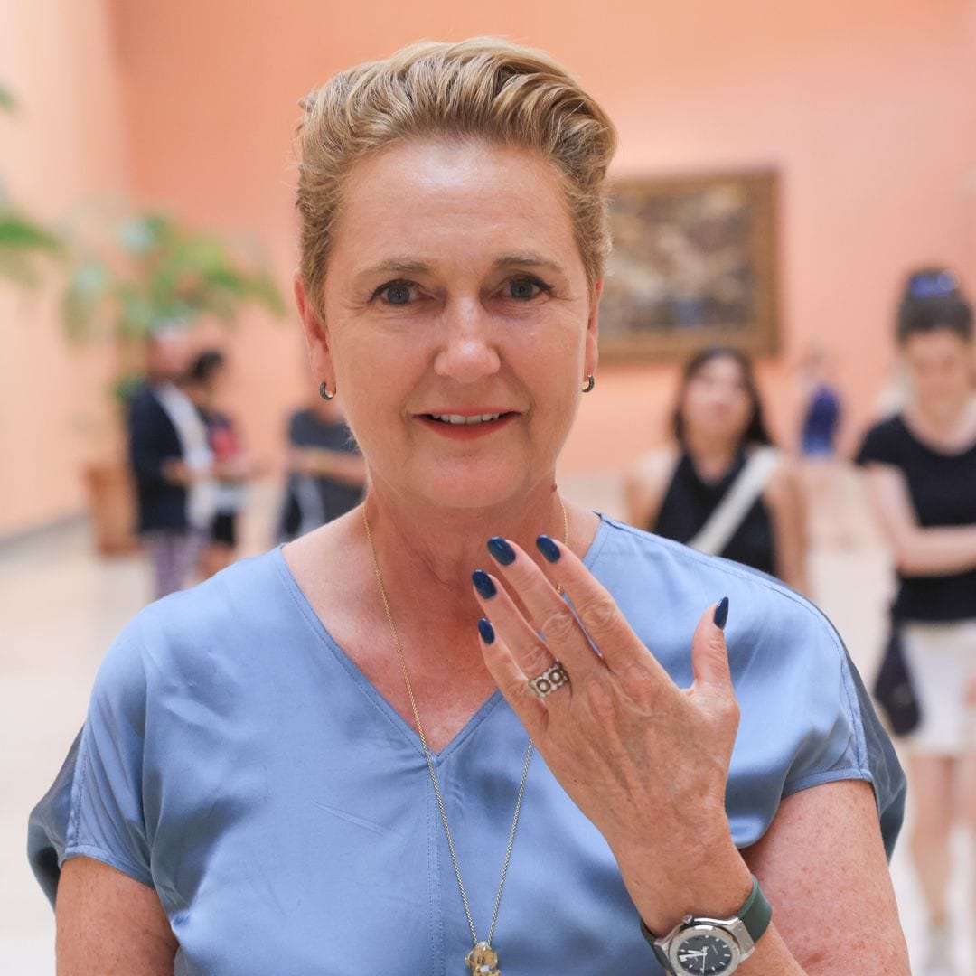 Francesca Thyssen presume de anillo de compromiso por la boda con su socio, Markus Reymann, 18 años menor que ella
