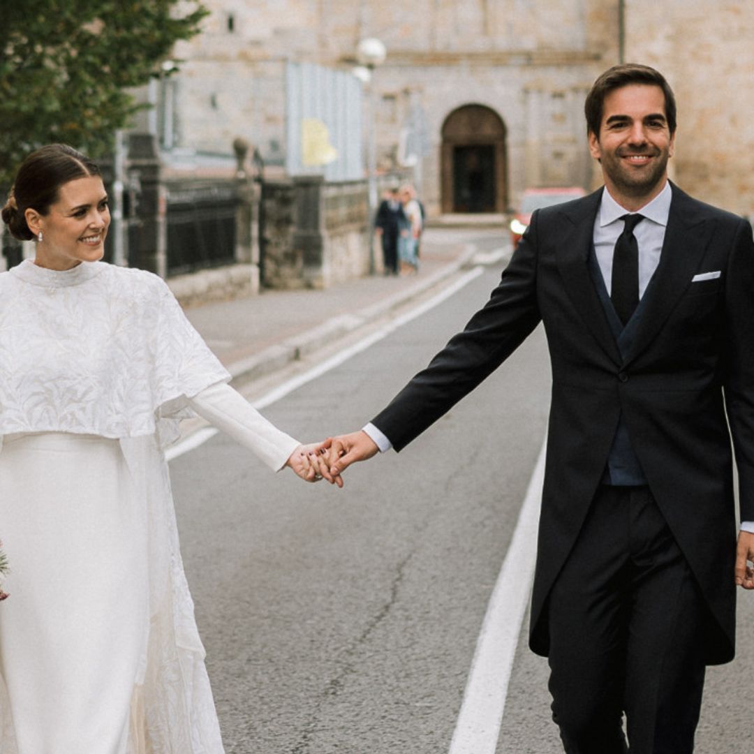 Ane, la novia del vestido transformable con una cola llena de magia que se casó en Bilbao