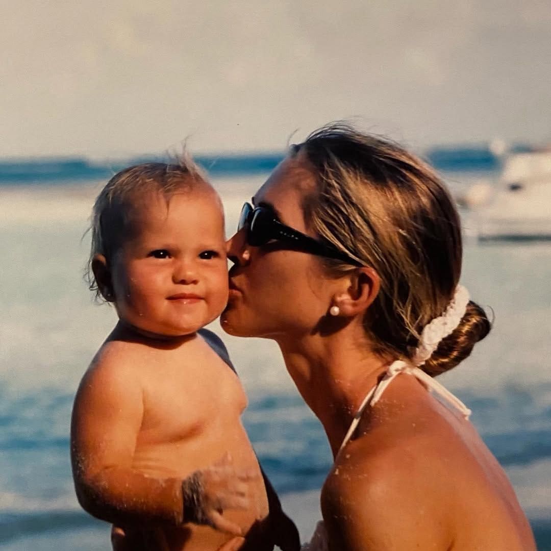 Cristina, en una imagen compartid en sus redes con su madre