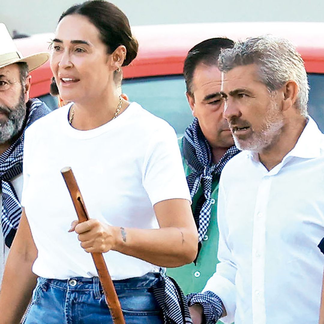 Vicky Martín Berrocal, primeras fotos junto a Javier Cabrera en una cita muy especial para la diseñadora