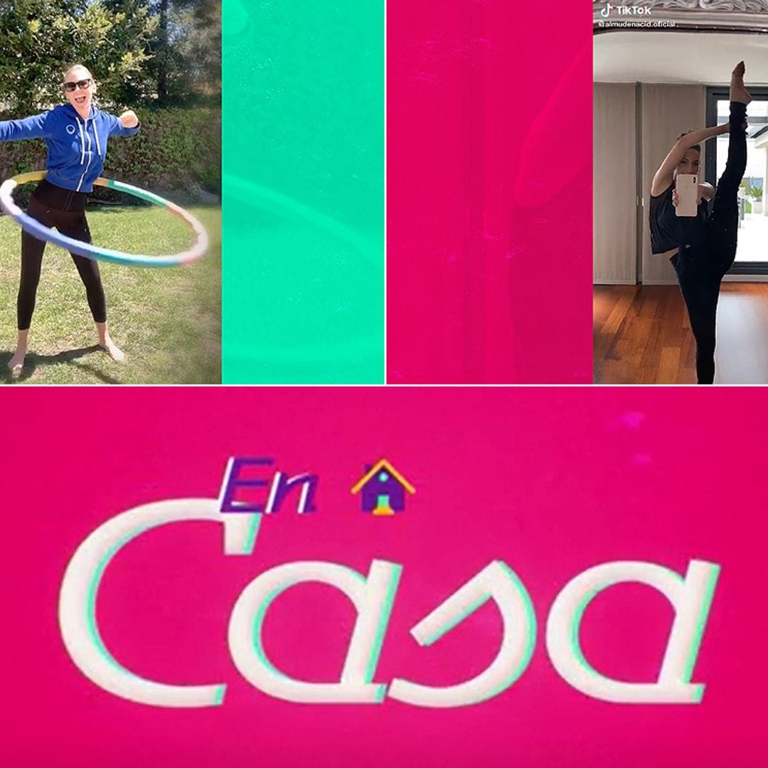 'En casa': January Jones tiene una divertida forma de ejercitarse y Almudena Cid se apunta a un reto rival