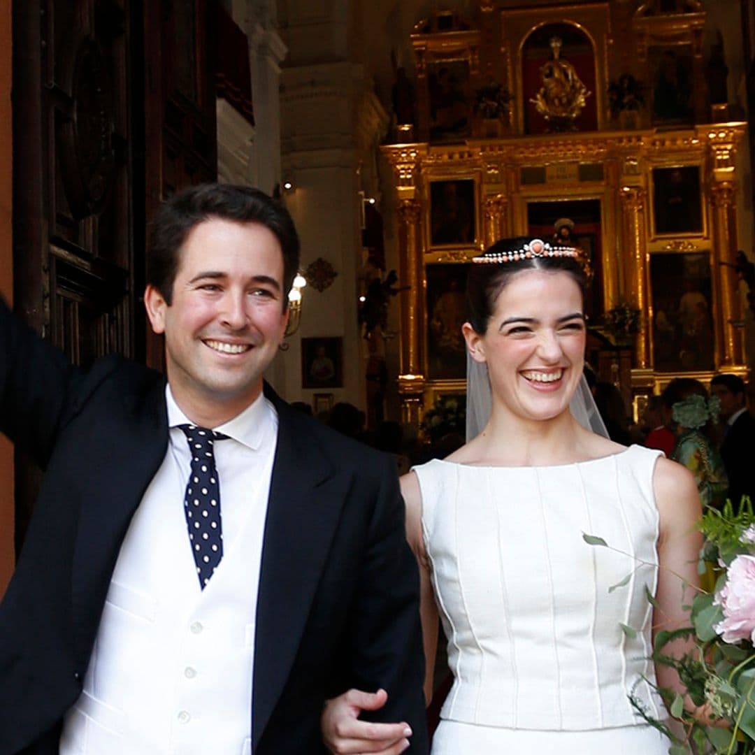 La espectacular boda de Felipe Benjumea Porres y María de Chiris Mora Figueroa en Sevilla, rodeados de familiares y amigos