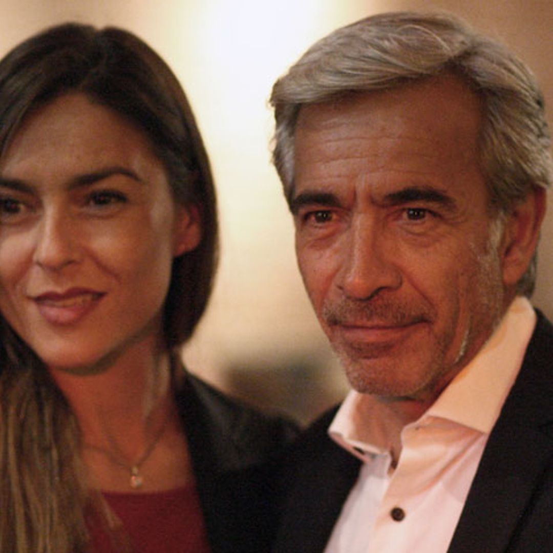 En ¡HOLA!, Imanol Arias e Irene Meritxell, el beso de una sorprendente segunda oportunidad