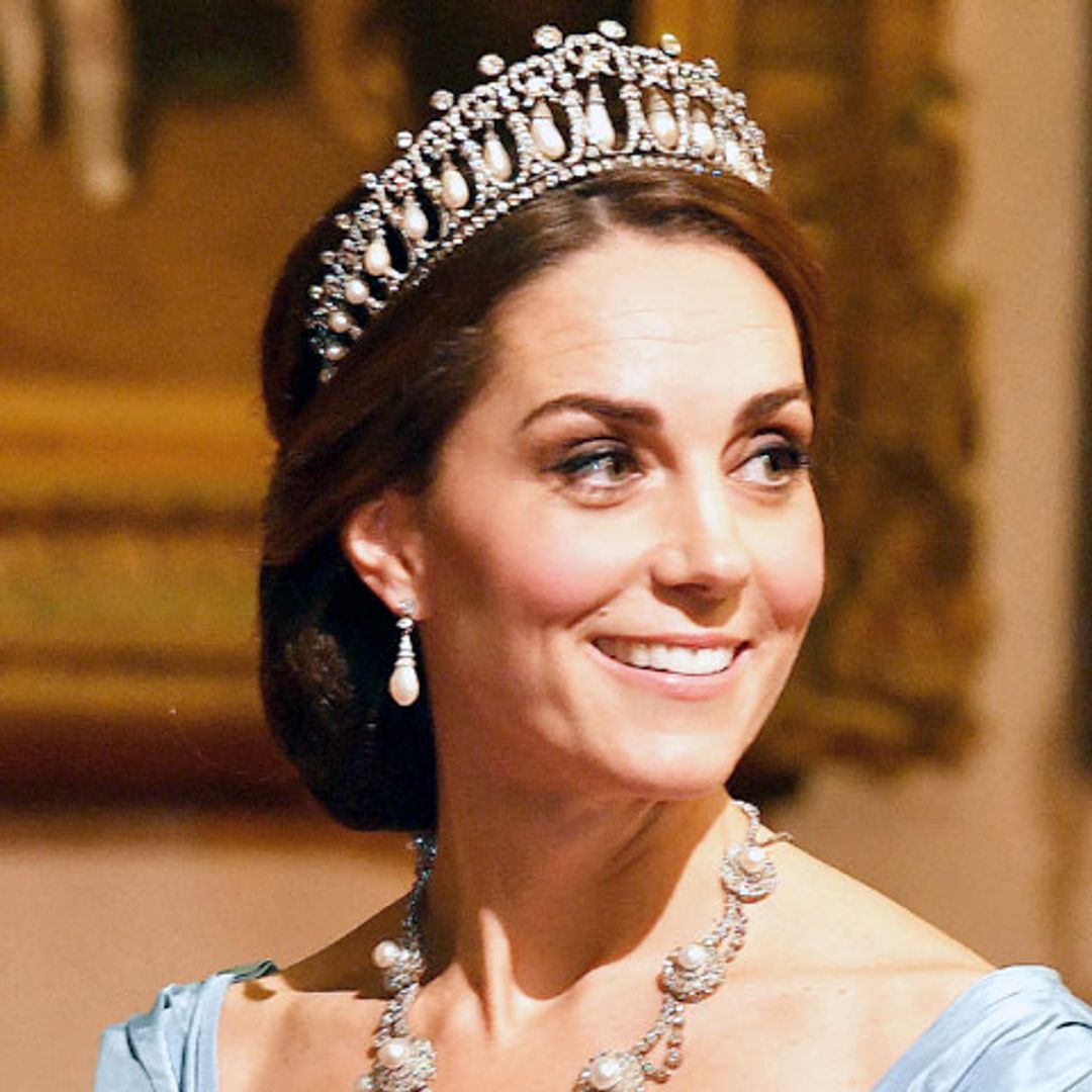 La historia de las joyas de la duquesa de Cambrige en su encuentro con la reina Máxima
