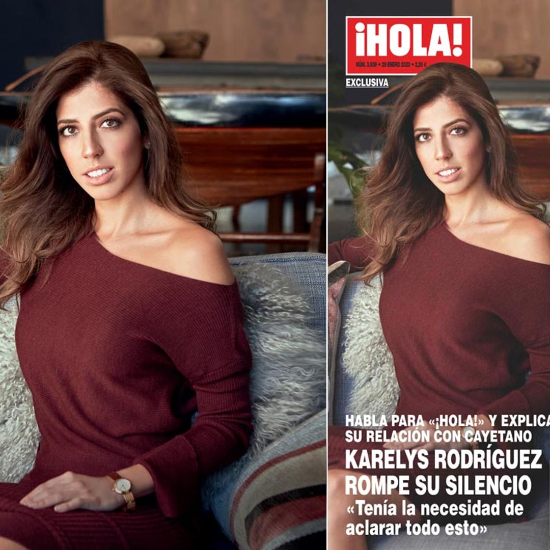 Exclusiva en ¡HOLA!, Karelys Rodríguez rompe su silencio: 'Tenía la necesidad de aclarar todo esto'