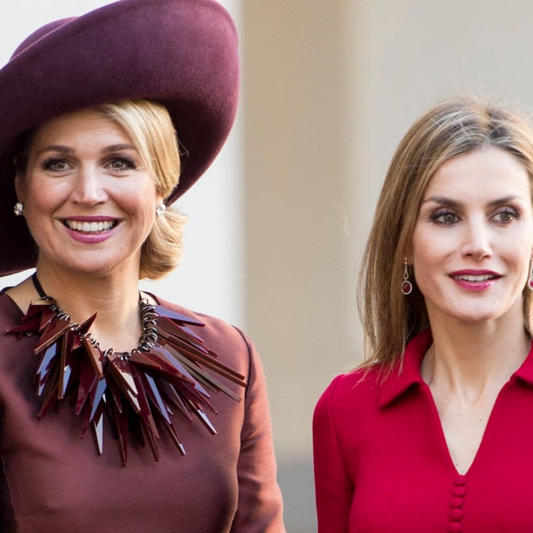 Las hijas de la reina Máxima y la reina Letizia estudiarán en la misma escuela