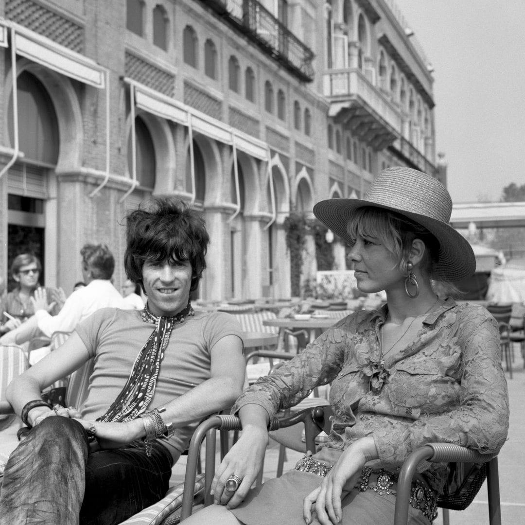 Keith Richards y Anita Pallenberg en Venecia (1967)