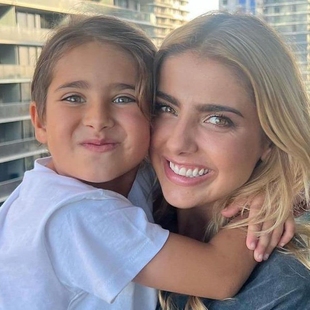 En medio de la dulce espera, Michelle Renaud celebra los 7 años de su hijo Marcelo