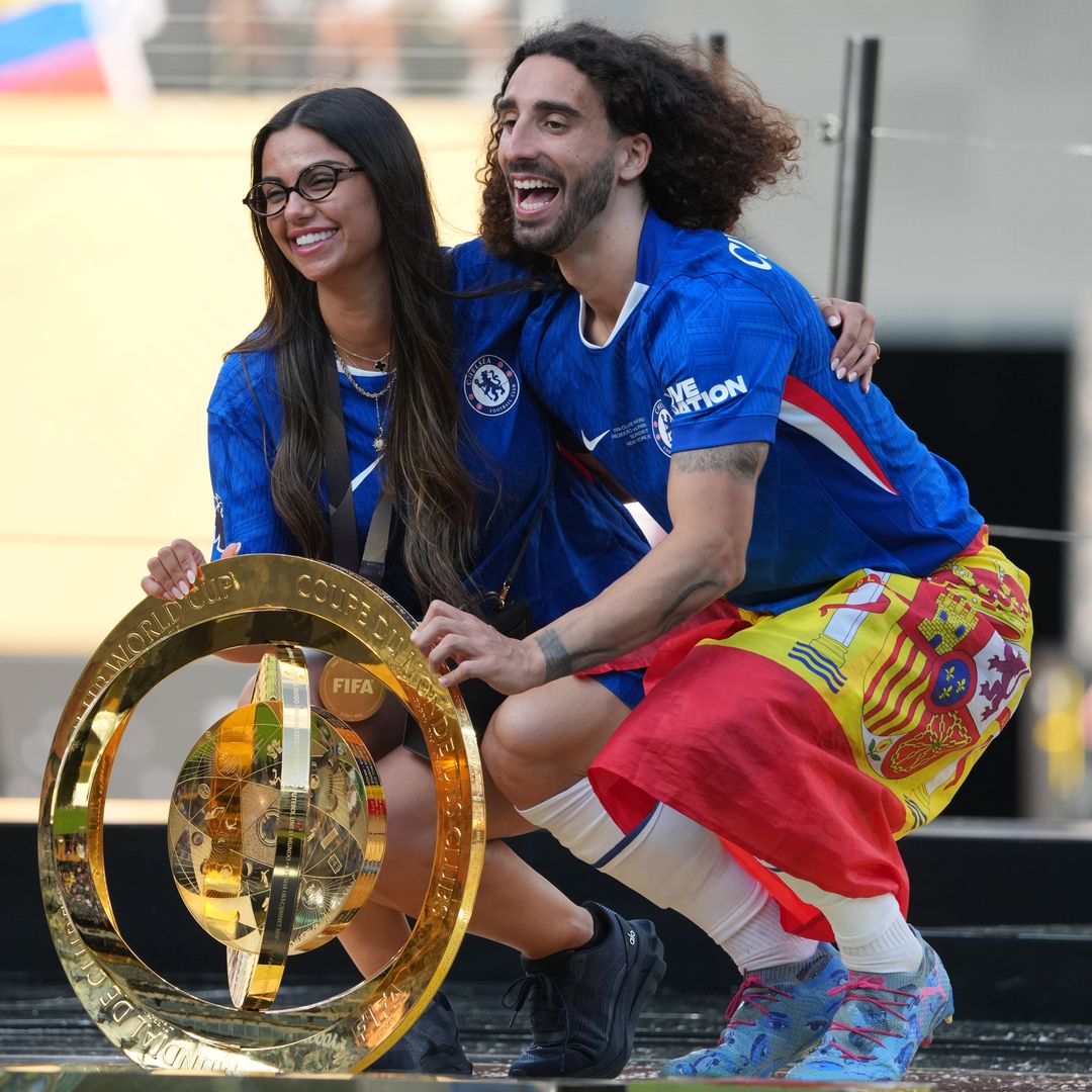 Marc Cucurella y Claudia Rodriguez en una fotografia