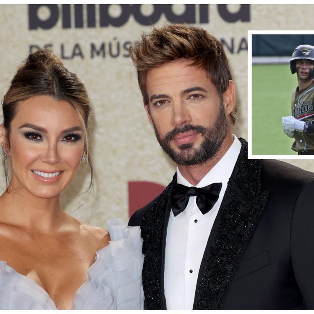 William Levy y Elizabeth Gutiérrez comparten la felicidad al ver a su hijo triunfando en el béisbol
