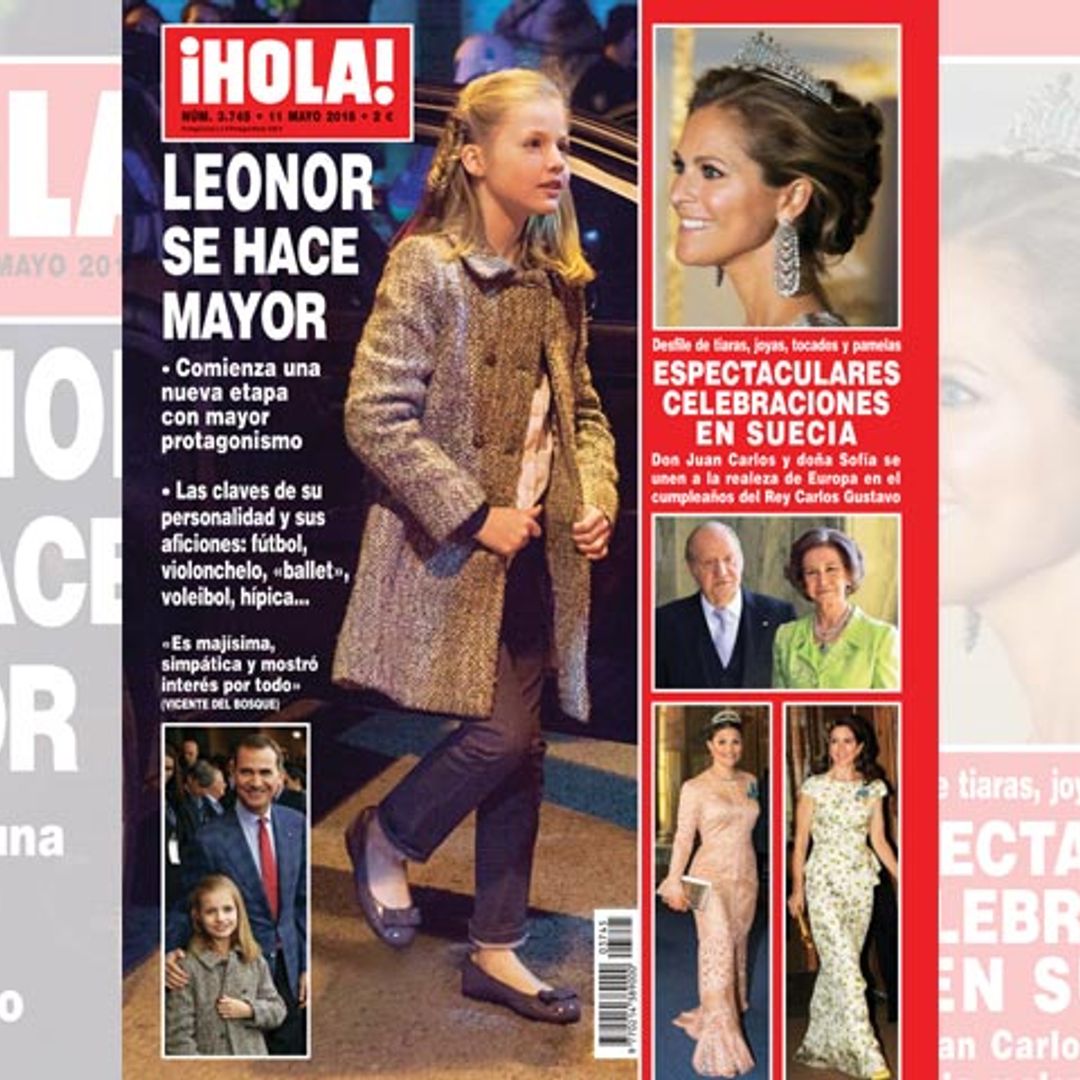 En ¡HOLA!, la princesa Leonor se hace mayor