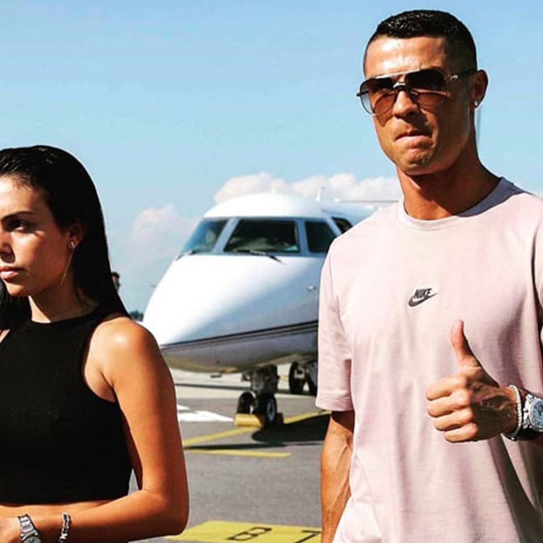 Cristiano Ronaldo y Georgina Rodríguez aterrizan en Turín para empezar su nueva vida en Italia