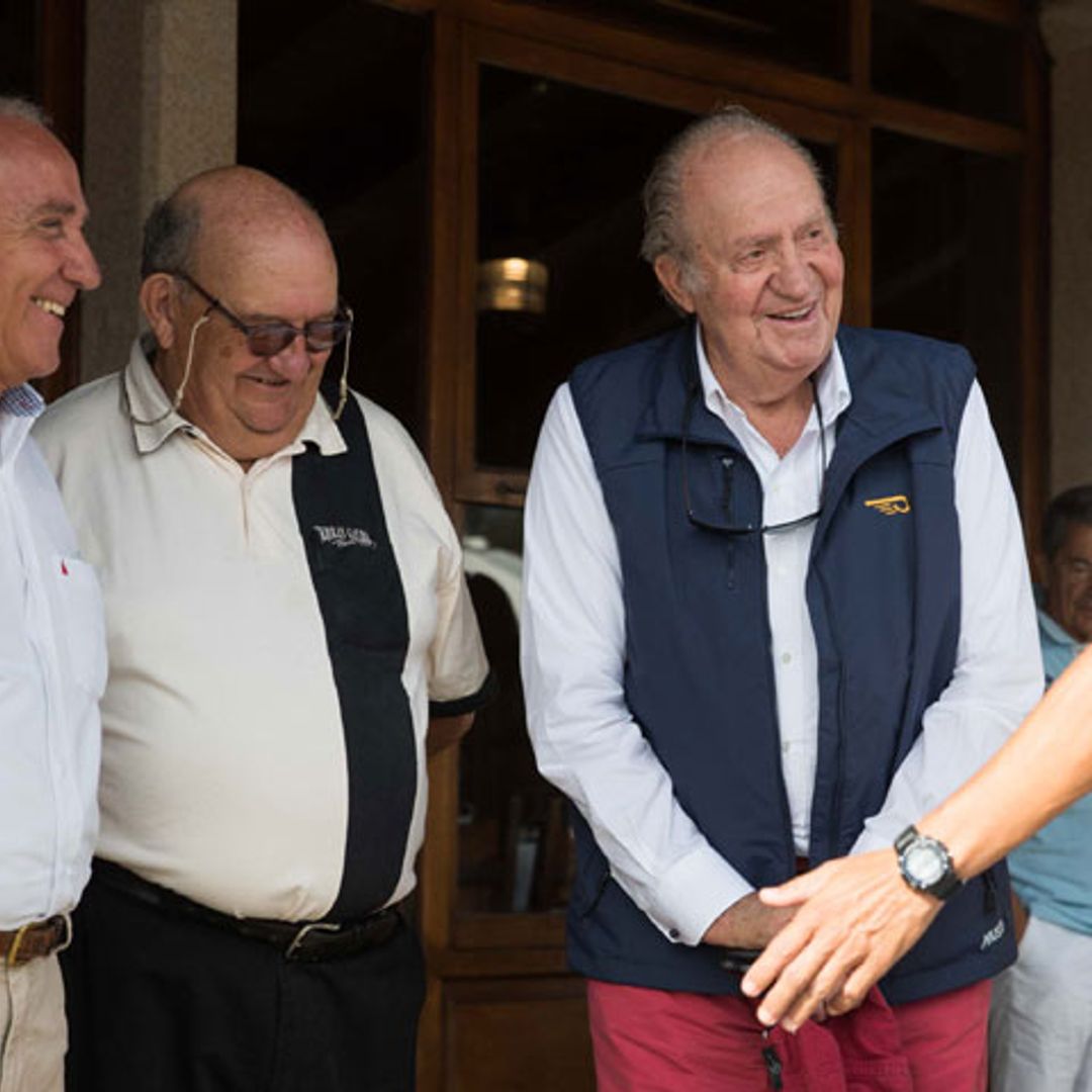 El rey Juan Carlos navega en el Trofeo Príncipe de Asturias
