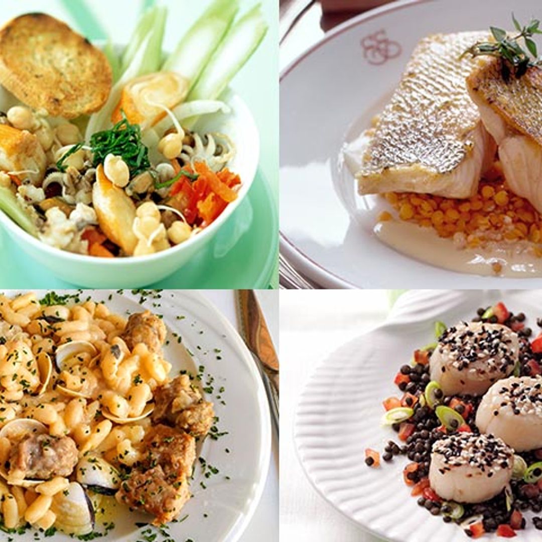 Recetas de legumbres con pescado
