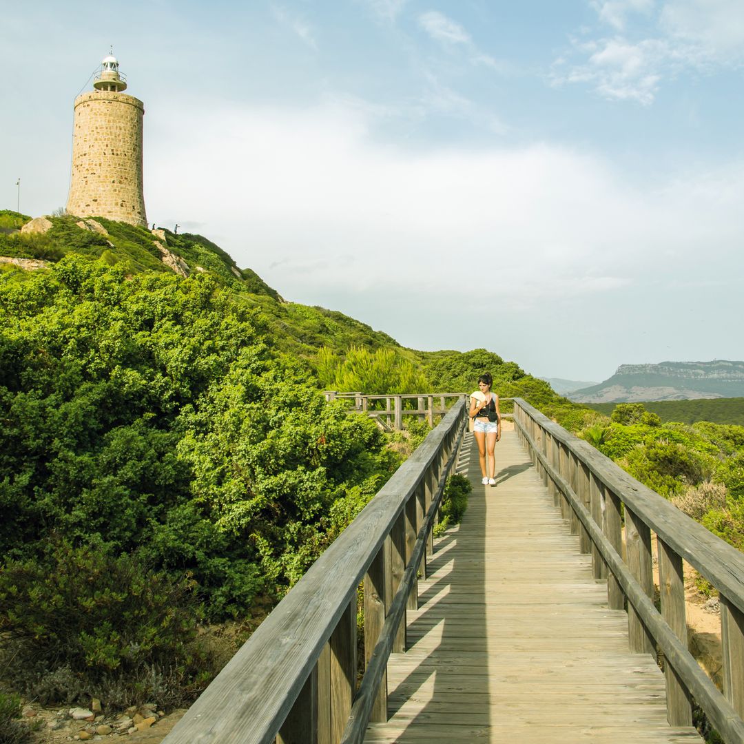 Pasarela al faro de Camarinal, Zahara de los Atunes, Cádiz