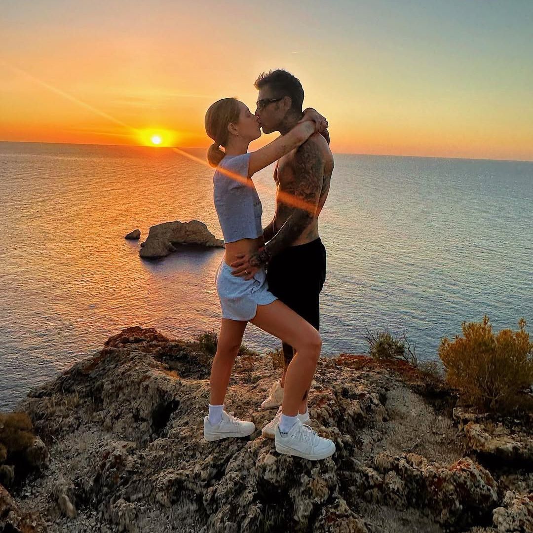 Chiara Ferragni y Fedez en Ibiza (2023)