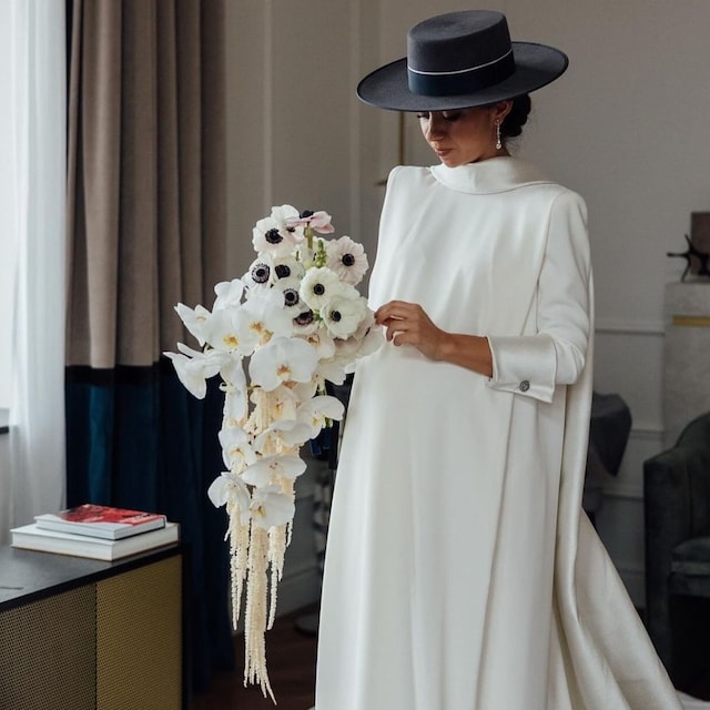 Ramo de novia con flores menos conocidas, exótico y tendencia