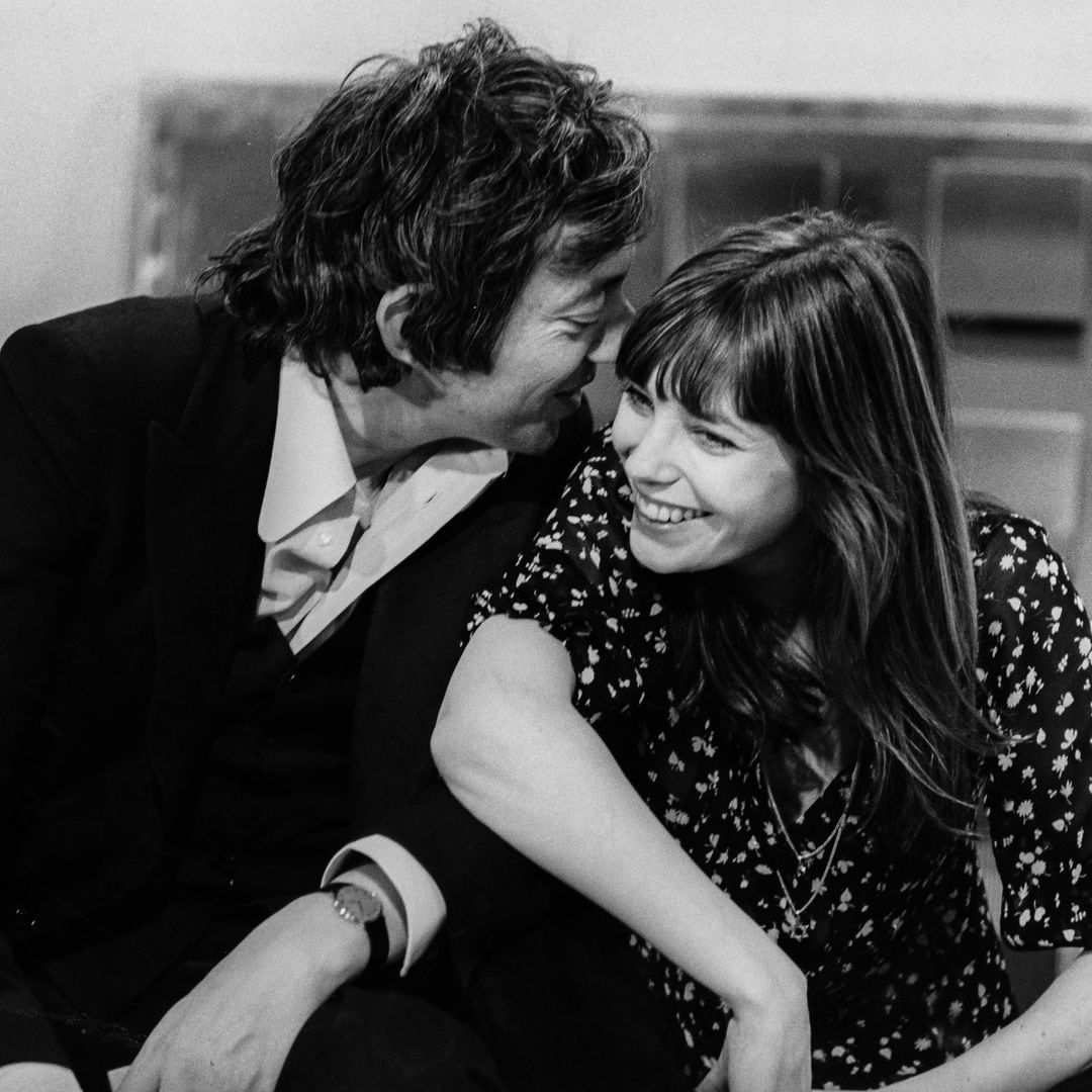 Jane Birkin y Serge Gainsbourg en los años 70