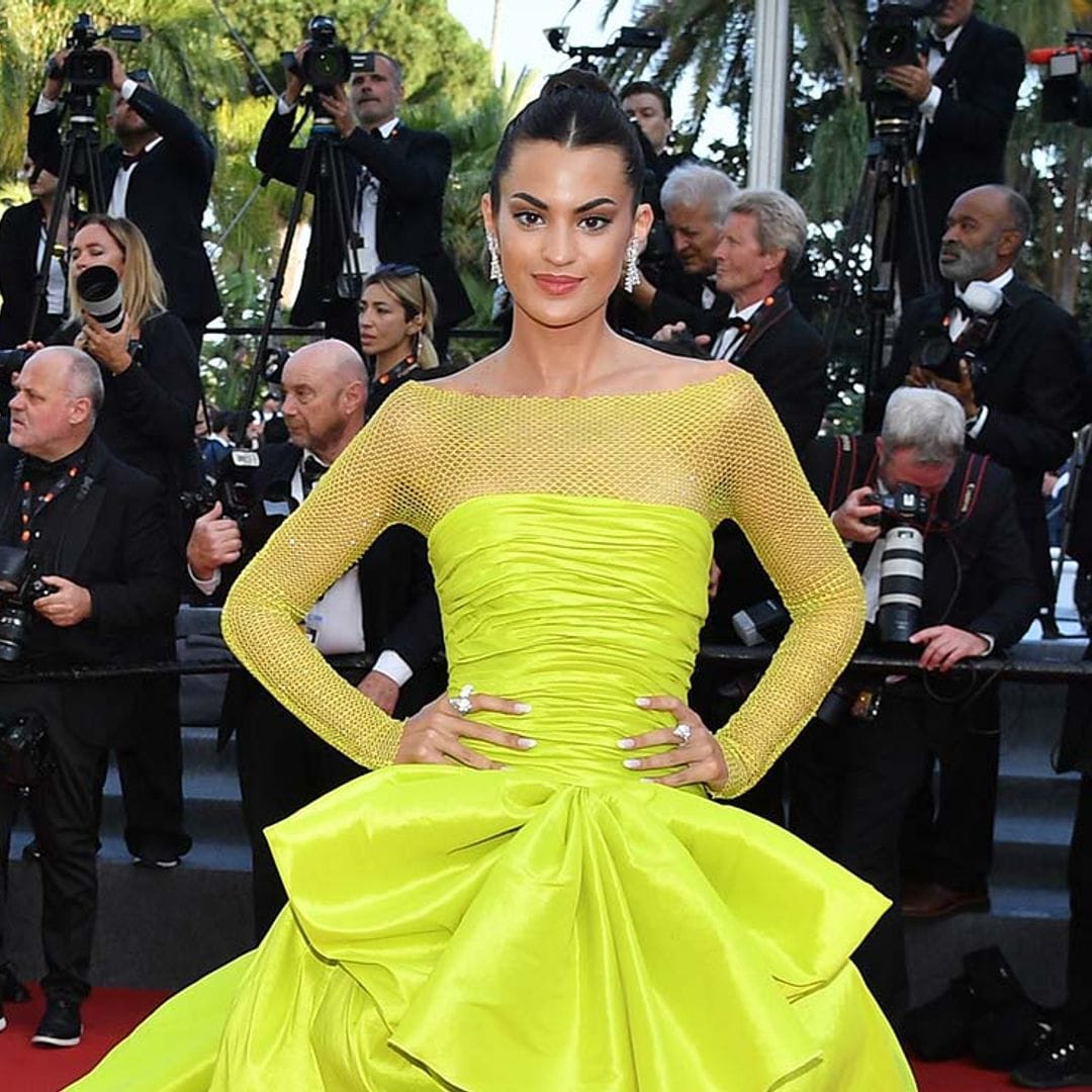 Marta Lozano brilla en la alfombra roja de Cannes con un espectacular maxivestido