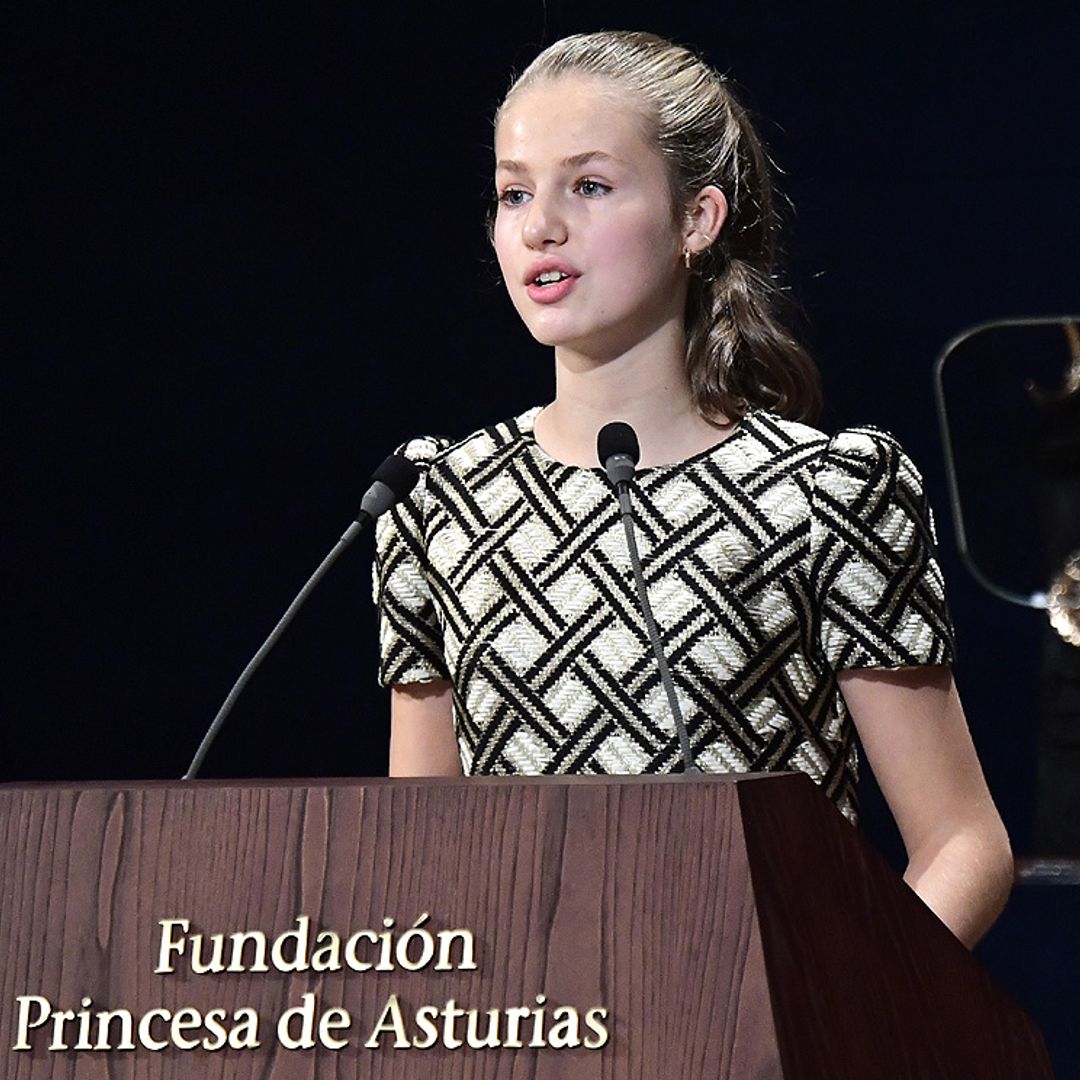 La princesa Leonor: 'Vuelvo pronto a mis estudios con el recuerdo de una nueva entrega de premios que nos emociona y nos conmueve'