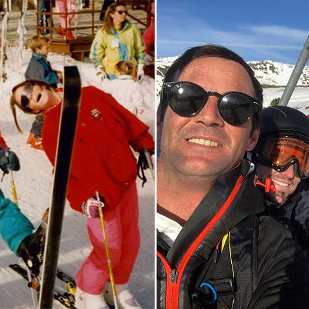 José, Amelia y Ana Bono disfrutan de la nieve en familia... ¡como cuando eran niños!