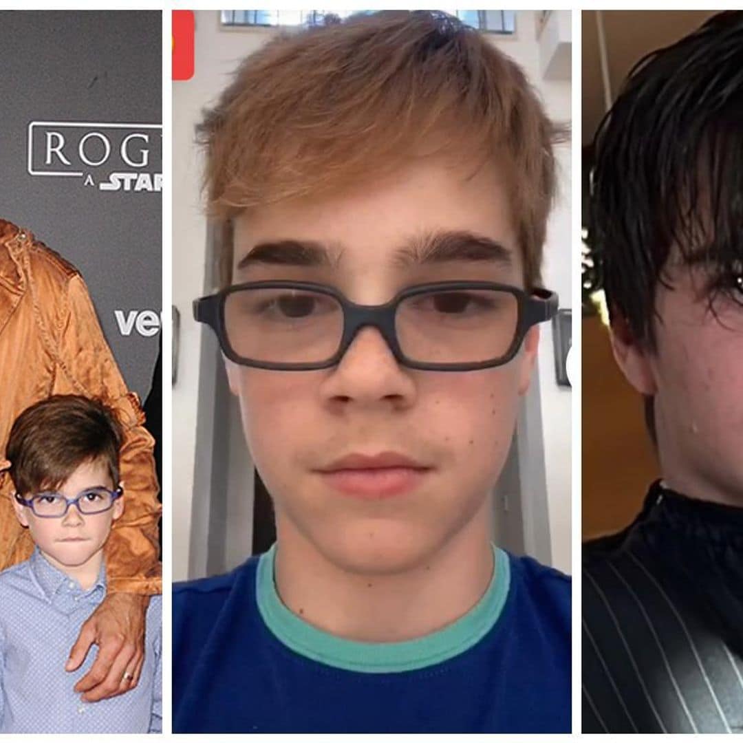 De tierno bebé a todo un jovencito, así luce Valentino, el hijo adolescente de Ricky Martin