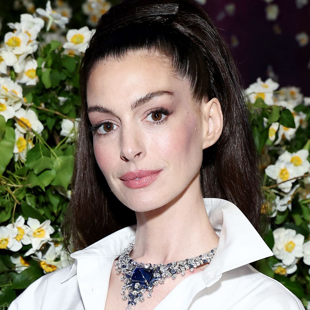 NEW YORK, NEW YORK - MAY 05: (Exclusive Coverage) Anne Hathaway attends the 2025 Met Gala Celebrating "Superfine: Tailoring Black Style" at Metropolitan Museum of Art on May 05, 2025 in New York City.  (Photo by Cindy Ord/MG25/Getty Images for The Met Museum/Vogue)