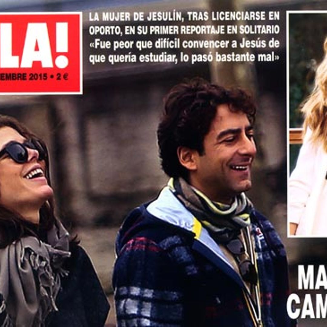 En ¡HOLA!, Carlota de Mónaco, muy sonriente y feliz junto a Lamberto Sanfelice