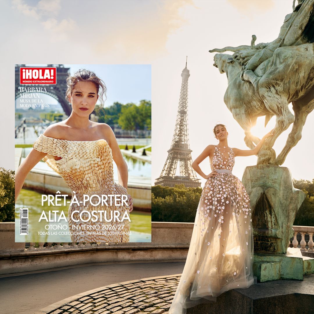 AVANCE: Bárbara Mirjan posa en exclusiva para el gran número de la moda de ¡HOLA! con París de fondo: "Me fío mucho del criterio de Cayetano y siempre me da buenos consejos"