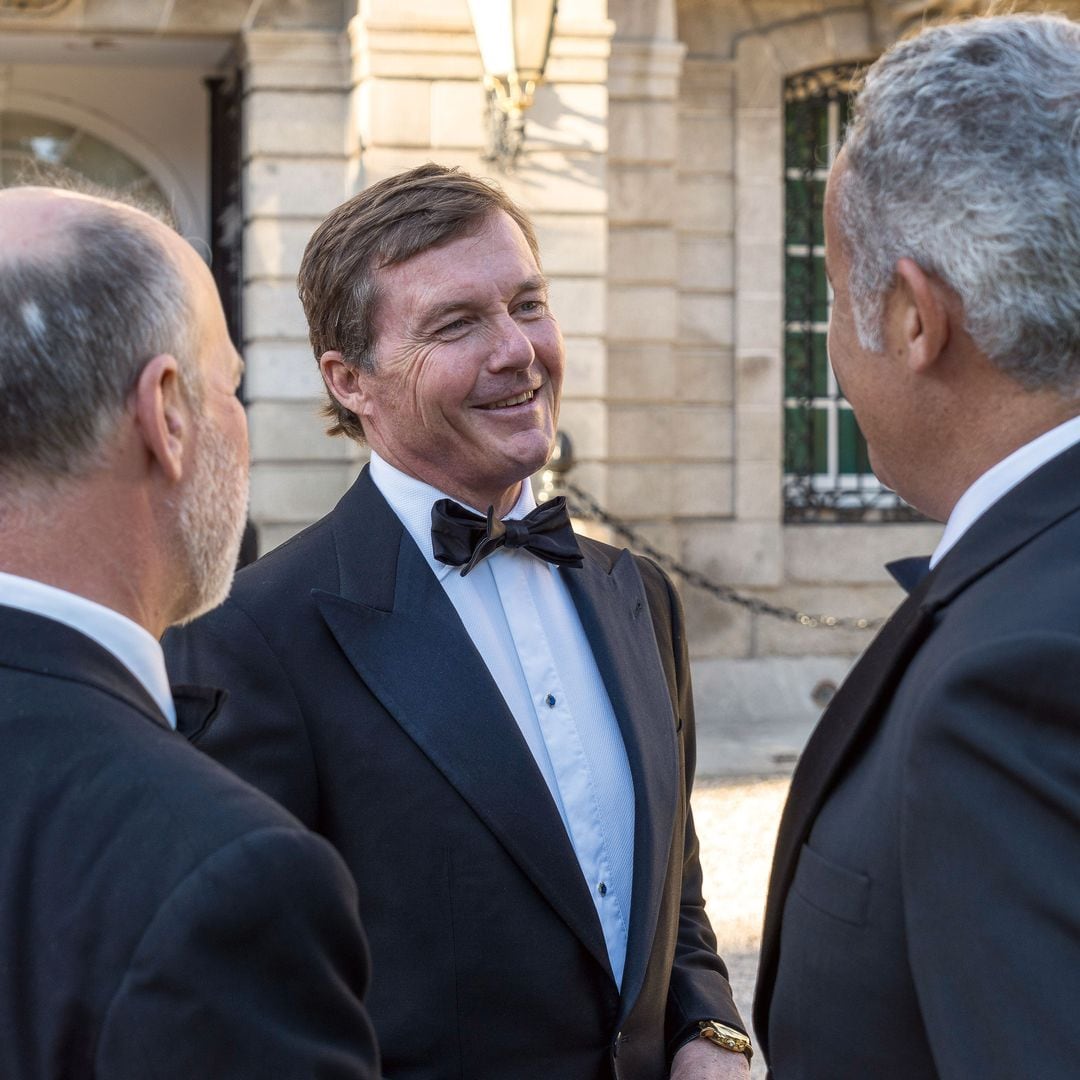 El duque de Calabria en la cena de la Orden Constantiniana