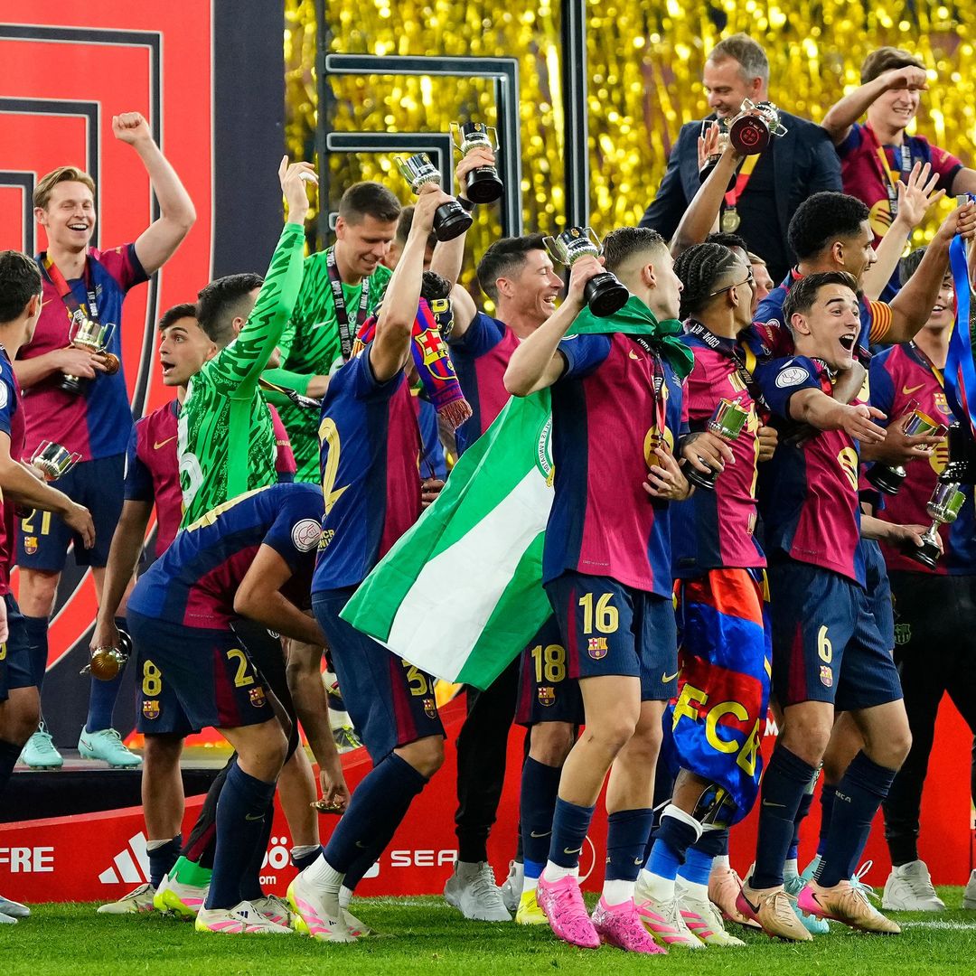 Descubre qué jugador del Barcelona fue el más romántico con su mujer tras ganar la Copa del Rey