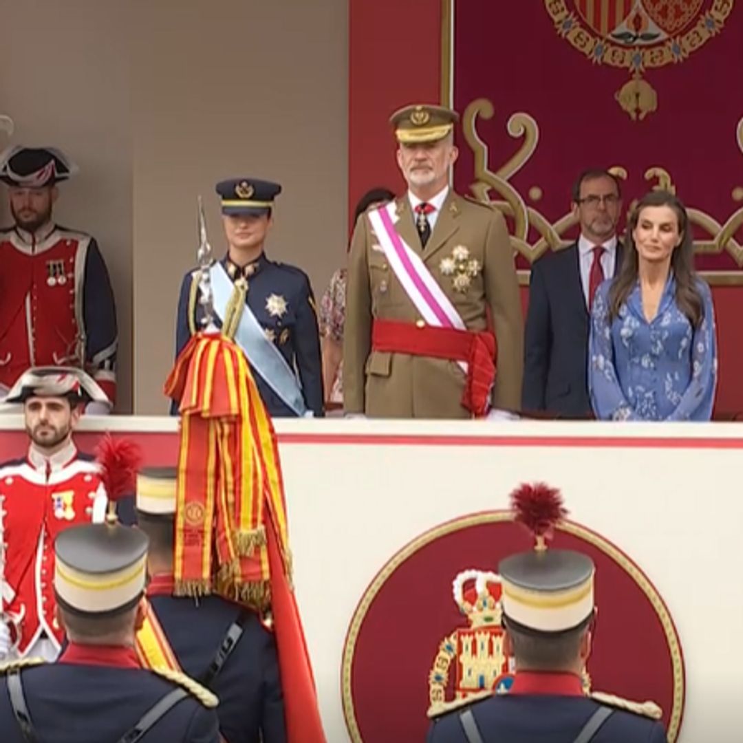 La princesa Leonor acompaña por primera vez a los Reyes en el Día de las Fuerzas Armadas, con un incidente de última hora
