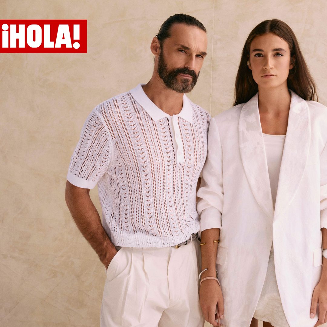 Iván Sánchez y su hija Jimena, juntos por primera vez en una pasarela