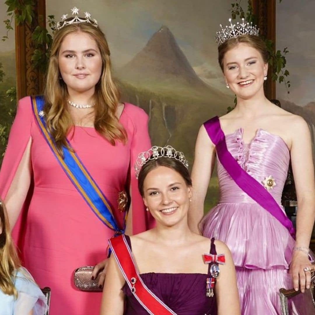 Recordamos los looks de la noche de gala de Ingrid de Noruega y las princesas europeas