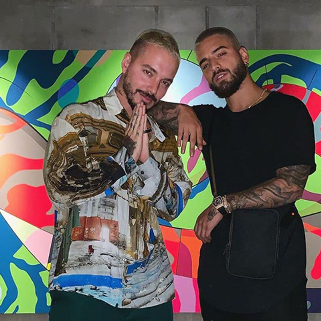 La reacción de J Balvin cuando un fan le confunde con Maluma