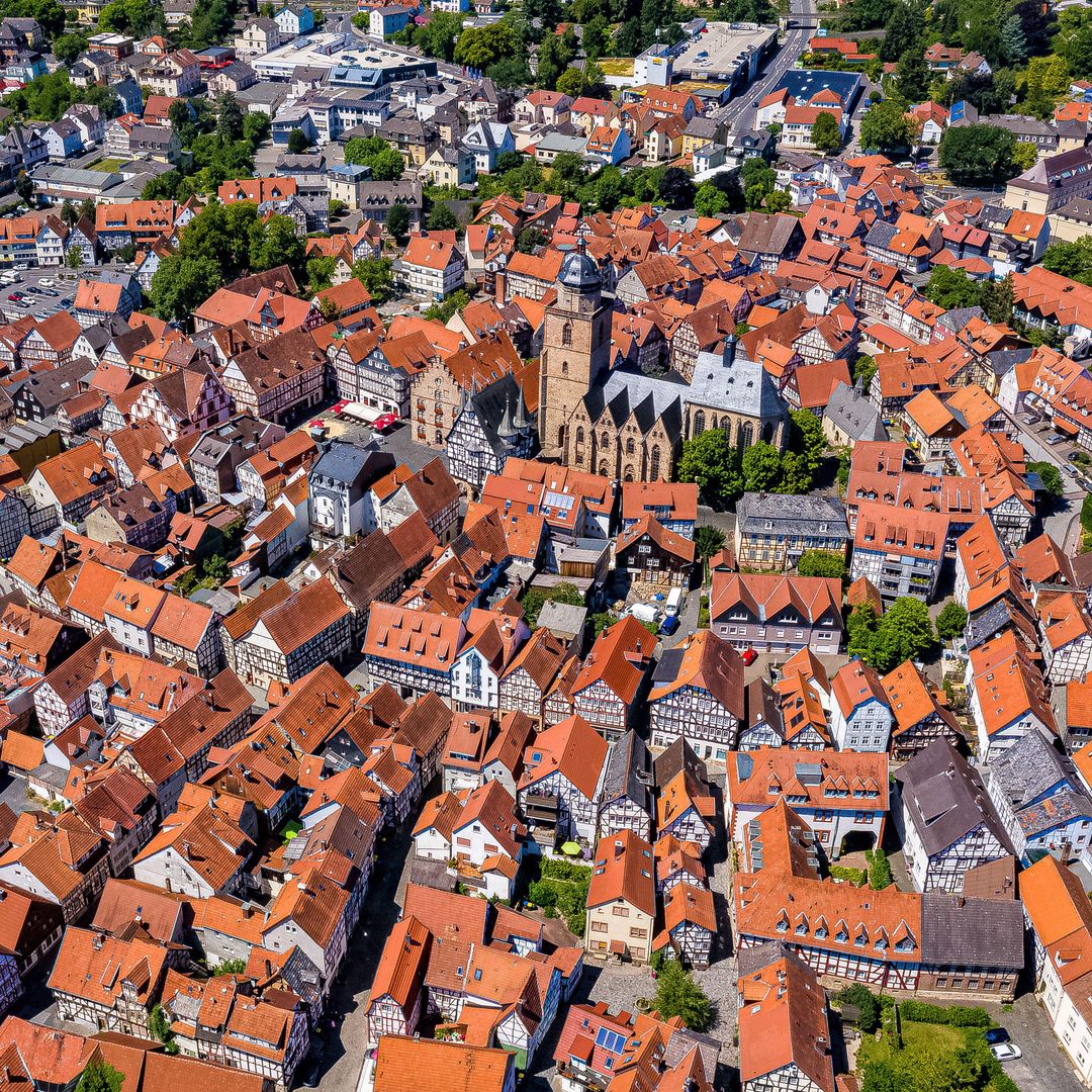 Casco antiguo de Alsfeld, Hessen, Alemania