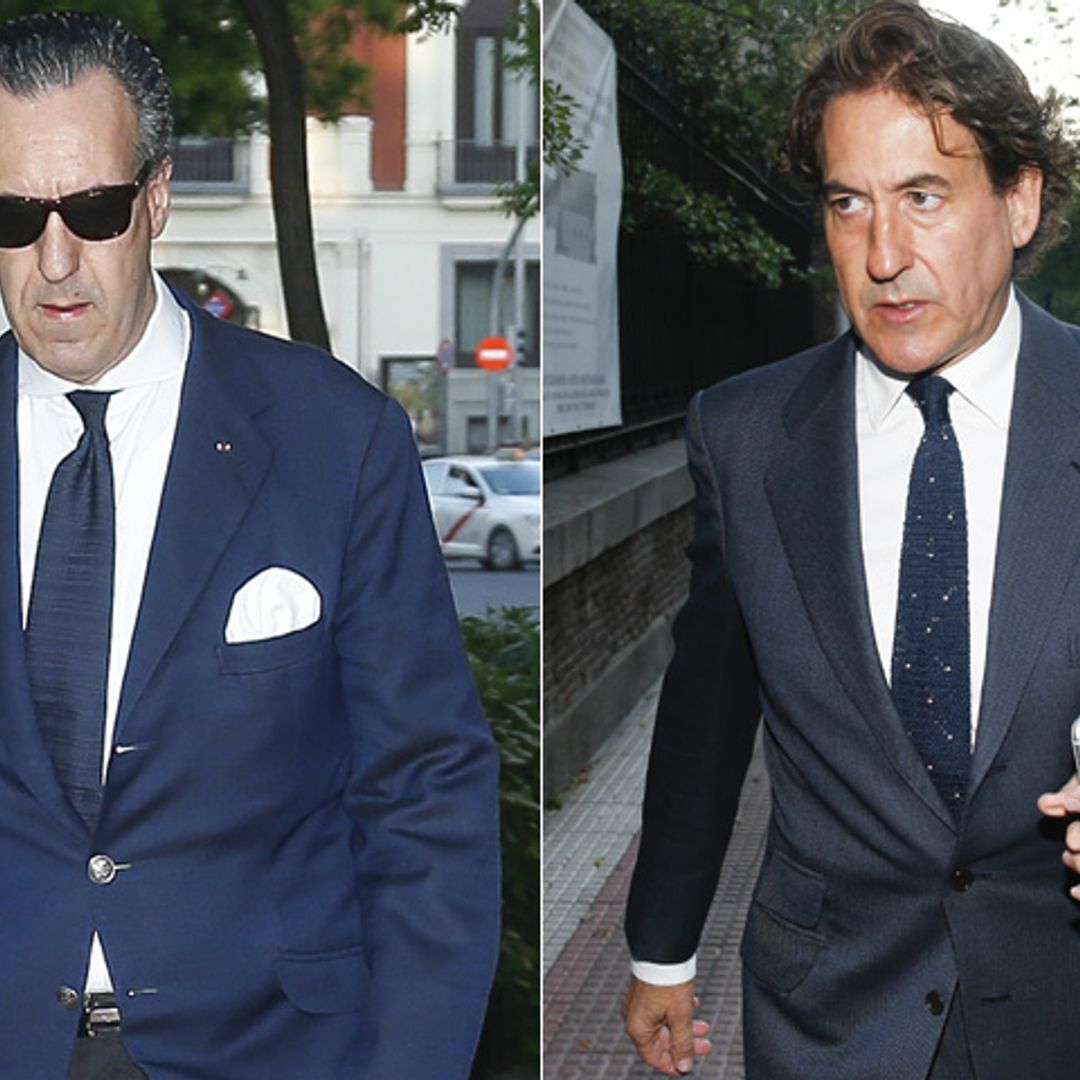 Álvaro y Jaime de Marichalar, juntos en el funeral de su primo Luis Ignacio