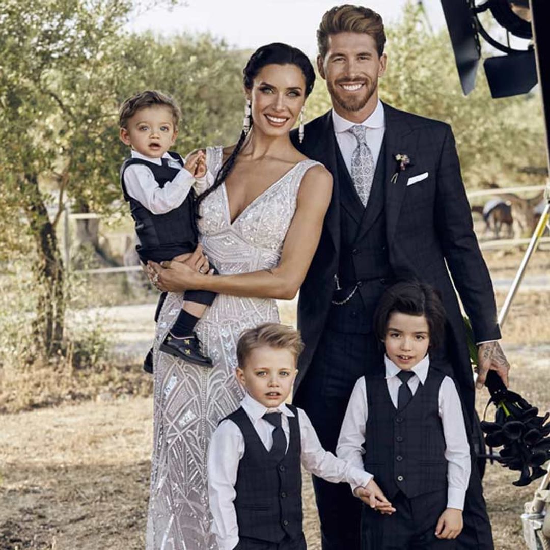 Sergio Ramos y Pilar Rubio comparten la primera foto de sus hijos en la boda