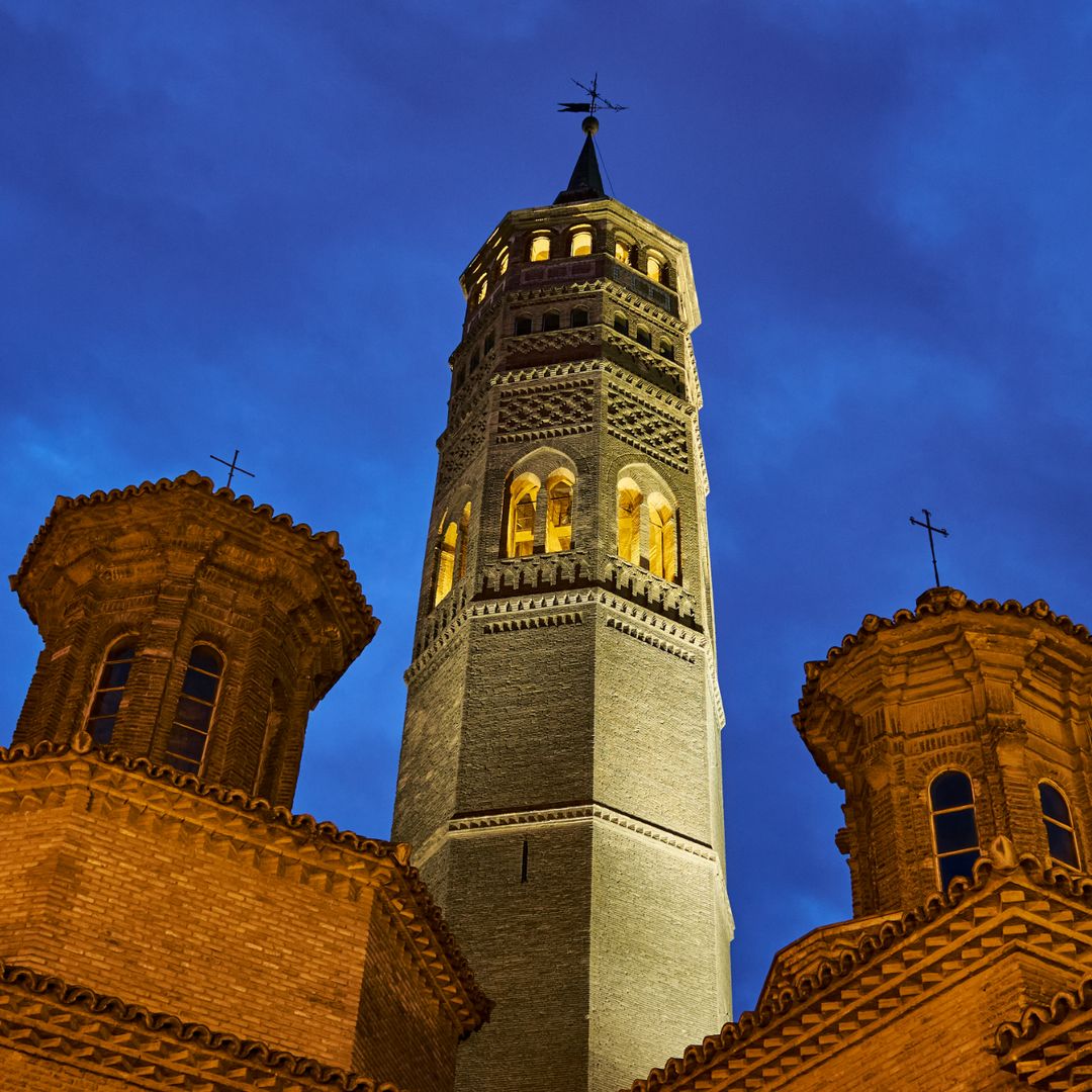Torre de la iglesia de San Pablo en Zaragoza